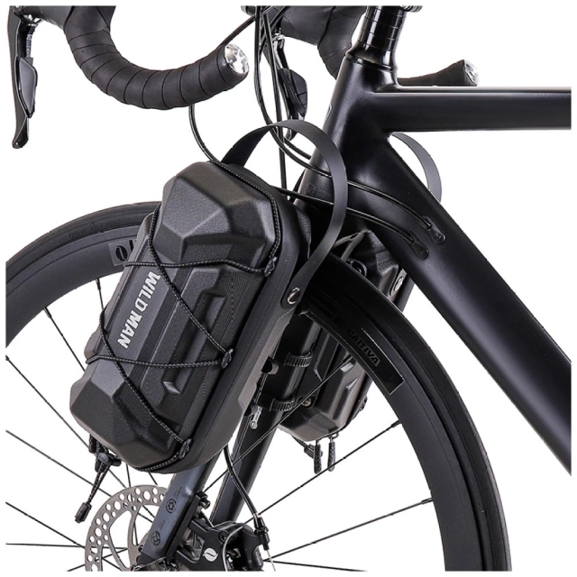 Чохол для самоката WILDMAN GD6X Plus 3L, сумка на раму, чорна, PU, EVA