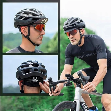 Cyklistická šiltovka Rockbros 18230005001 so šiltom - čierna