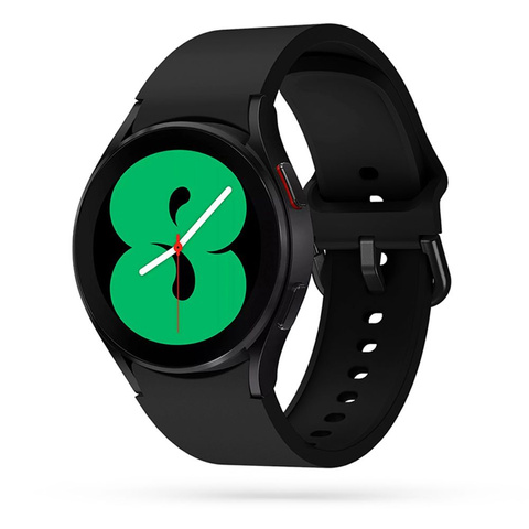 Ремінець IconBand Rubber для Samsung Galaxy Watch 4/5/5 PRO (40/42/44/45/46 MM) чорний