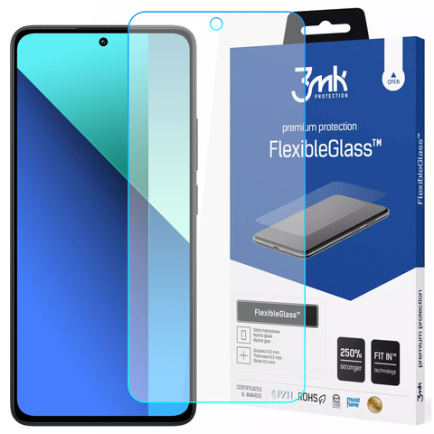 Hybridné sklo pre Xiaomi Redmi Note 13 4G 3mk FlexibleGlass Ochranné sklo na obrazovku 7h