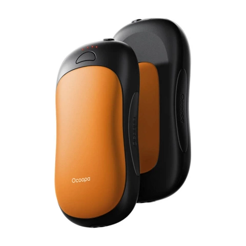 Грілка для рук Ocoopa UT3 Pro з функцією зовнішнього акумулятора 2x5000 mAh USB-C помаранчево-чорна