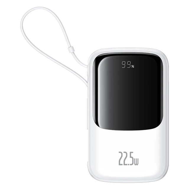 Powerbank Baseus Qpow Pro+ 10000mAh USB-C 22.5W Biały