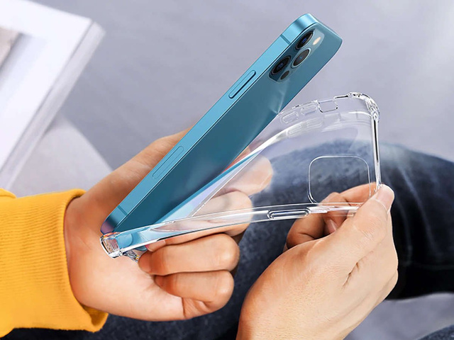 ShockProof Alogy armored case for Apple iPhone 12 Pro Max transparent