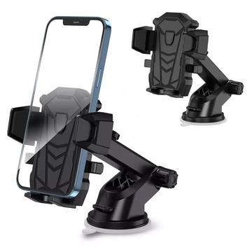 Universal car holder CH01 telescopic for the phone on the window grille Black