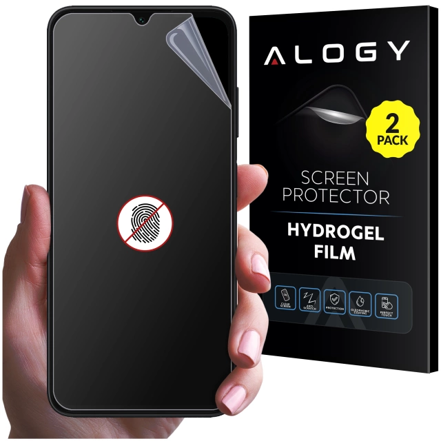 2x Folia "MATOWA" do Samsung A13 Hydrożelowa Alogy HydroSkin Matte Pro™ na ekran do etui "BEZ ODCISKU PALCÓW"