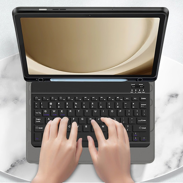 Чохол-клавіатура для Samsung Galaxy Tab A9 Plus 2023 11" (X210/X215/X216) магнітна Bluetooth клавіатура Alogy Black