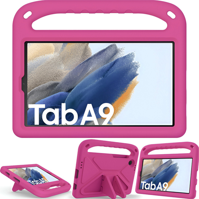 Hülle für Samsung Galaxy Tab A9 2023 8,7" X110 / X115 Kinder-Tablet-Hülle Alogy Kids Case Pink