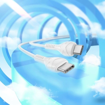 HOCO Cable Type C to Type C X37 1m White PD 60W Fast Charging