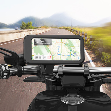 Alogy Waterproof bicycle holder for bicycle, scooter, motorcycle, adjustable handlebar for phone. Black