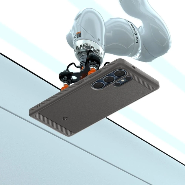 Чохол для Samsung Galaxy S25 Ultra Marble Grey Spigen Rugged Armor MagSafe
