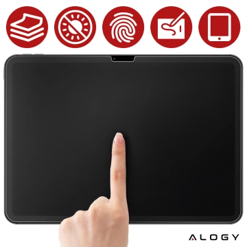 Tvrdené sklo pre Apple iPad 10.9 2022/2025 10/11 GEN Alogy Matné ochranné sklo s pripomínajúcim papier s montážnou sadou