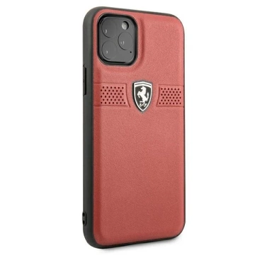 Ferrari iPhone 11 Pro 5.8" phone case red/red hardcase Off Track Leather