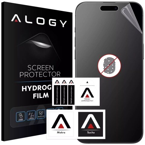 "MATNÁ" fólie pro Apple iPhone 16 Hydrogel Alogy Displej HydroSkin Matte Pro™ pro pouzdro "FRGERPRINT FREE"