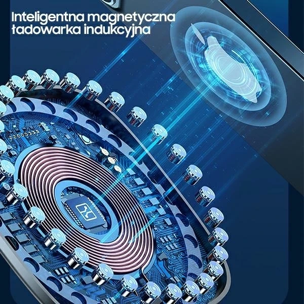 USAMS Indukční nabíječka US-CD160 magnetická W2 15W hliníková iPhone 12 série stříbrná/stříbrná CD160DZ01