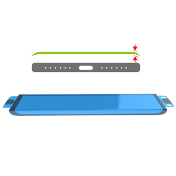 3D Edge Nano Flexi Glass Glass Film Celoobrazovkové tvrdené sklo s rámom pre Xiaomi Mi 11 / 11 Pro