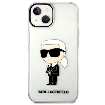 Etui Karl Lagerfeld KLHCP14MHNIKTCT na iPhone 14 Plus 6,7" pevné puzdro Ikonik Karl Lagerfeld