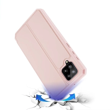 DUX DUCIS Skin X puzdrový kryt s flipovým krytom pre Samsung Galaxy A42 5G ružový