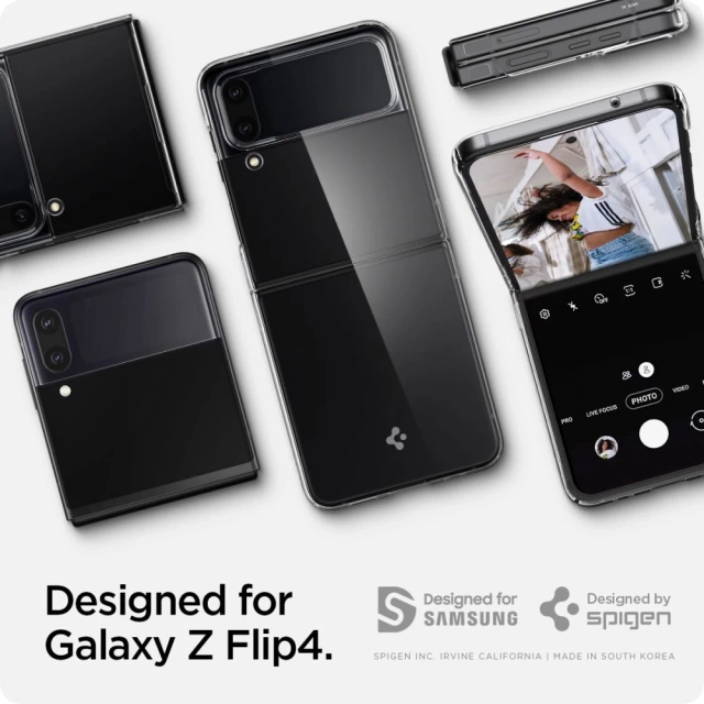 Etui Spigen AirSkin do Samsung Galaxy Z Flip 4 Crystal Clear