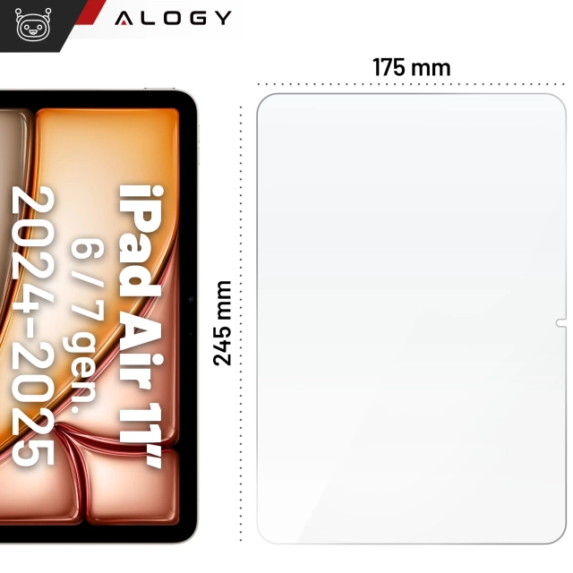 Tvrdené sklo pre Apple iPad Air 6 - 11" 2024 Alogy Screen Protector Pro 9H