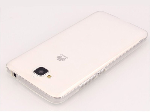 Alogy silikonové pouzdro kryt pouzdro pro Huawei Y5 Y6 2017 transparentní