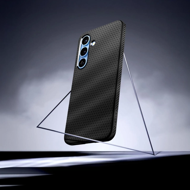 Samsung Galaxy S25 Hülle Schutzhülle Spigen Liquid Air Matt Schwarz