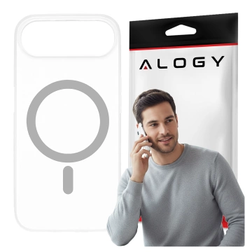 Чохол для Apple iPhone 16 Pro Max Alogy MagSafe Hybrid Matte Case Matte Cover with Lens Protection Black