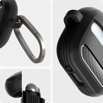 Etui Spigen Rugged Armor do Samsung Galaxy Buds 3/3 Pro Matte Black