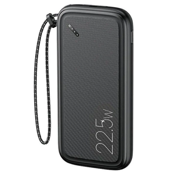 USAMS Powerbank PB56 10000mAh 22.5W 2xQC3.0 PD Fast Charge чорний/чорний 10KCD15101 (US-CD151)