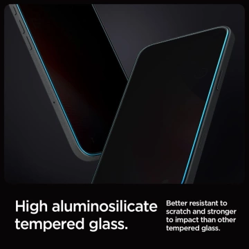 Spigen Glas.tr ”ez Fit” Privacy Glass 2-pack for Iphone 16 Pro Privacy