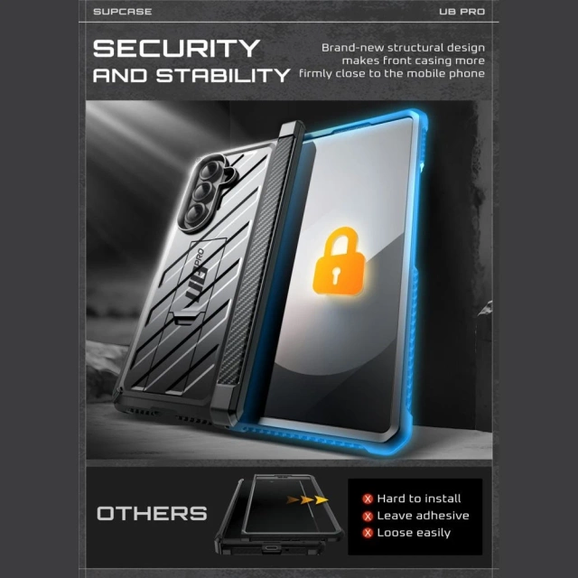 Etui Ochronne do Samsung Galaxy Z Fold 7 Supcase UB Pro Black