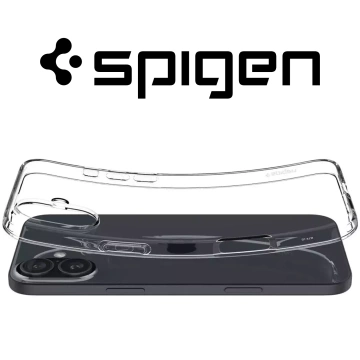 Sklenené puzdro na iPhone 16 Spigen Liquid Crystal ochranný kryt Crystal Clear puzdro na telefón