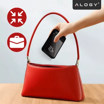 PowerBank Alogy MagCharge 22.5W PD20W PowerDelivery Fast Charging 10000mAh Wireless for MagSafe Black