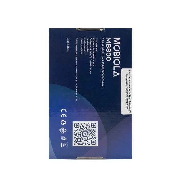 GSM-телефон Mobiola MB800 Red 2G з настільним зарядним пристроєм для пенсіонерів