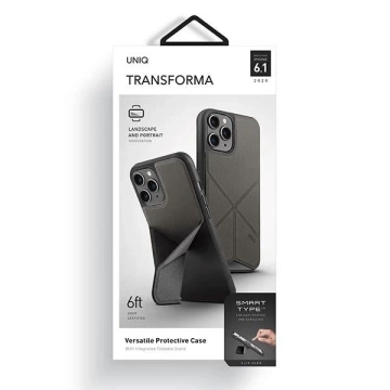 UNIQ case Transforma iPhone 12/12 Pro 6.1" grey/charcoal grey