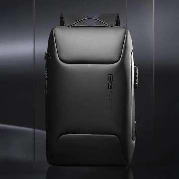 Batoh Bange proti krádeži vodeodolný pre notebook do 15,6" multifunkčný čierny