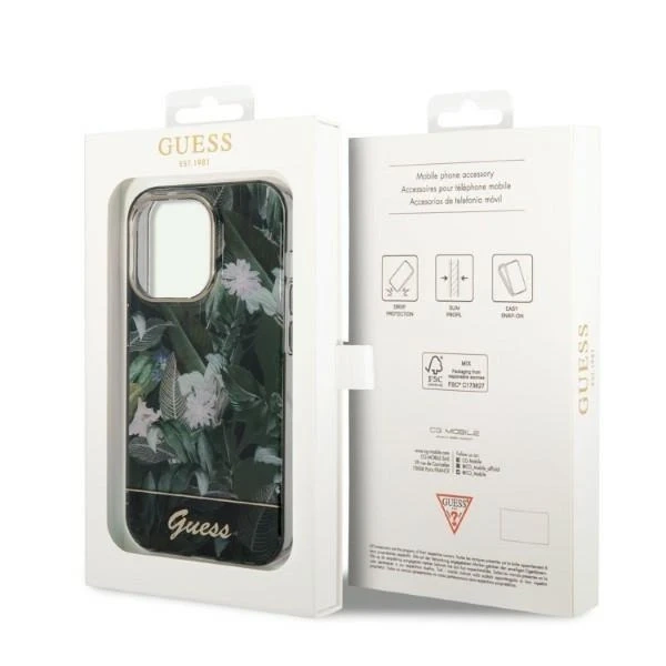 Ratet mal, Handyhülle für iPhone 14 Pro 6,1" grün/grüne Hardcase Jungle Collection