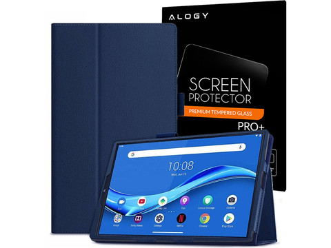 Alogy Stand Cover for Lenovo M10 Gen.2 TB-X306 Navy Glass