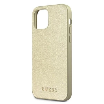 Guess GUHCP12LIGLGO iPhone 12 Pro Max 6,7 "złoty/zlaté pevné puzdro Iridescent