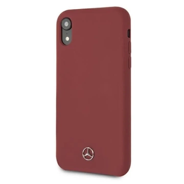 Захисний чохол Mercedes MEHCI61SILRE для Apple iPhone Xr 6.1" red/red hardcase Silicone Line