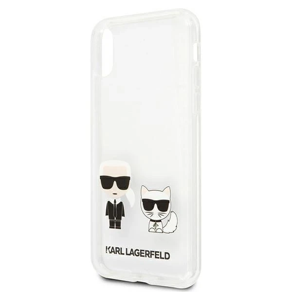 Etui Karl Lagerfeld KLHCI65CKTR do pevného puzdra na iPhone Xs Max Karl