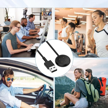 Nabíjecí kabel pro chytré hodinky nabíjecí pro Google Pixel Watch 3 (41 mm, 45 mm) / 2 / Fitbit Ace LTE, USB