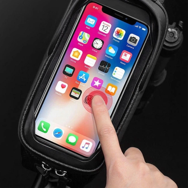 Brašna na rám Rockbros B68-1 s pouzdrem na telefon černá