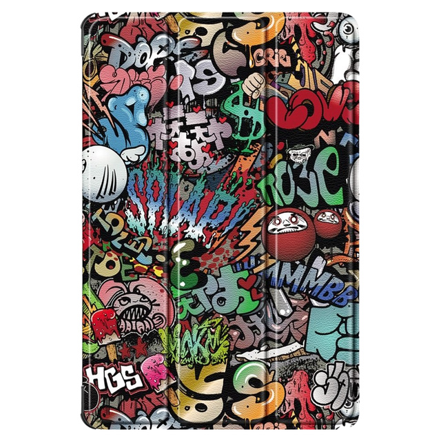 Hülle für Xiaomi Redmi Pad SE 2023 11" Smart Case Cover mit Klappe. Graffiti-Hülle und Cover