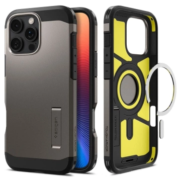 Чохол Spigen Tough Armor Mag MagSafe для iPhone 16 Pro Max Gunmetal