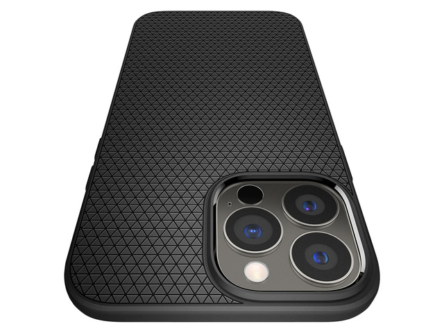 Kryt Spigen Liquid Air pre Apple iPhone 13 Pro Matte Black Glass