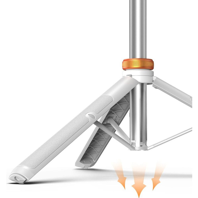 Selfie Stick L03S Bluetooth stativ Tripod White