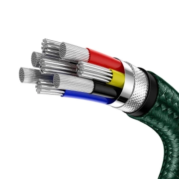 Baseus Cafule USB-C to USB-C cable, 100W, 2m (green)
