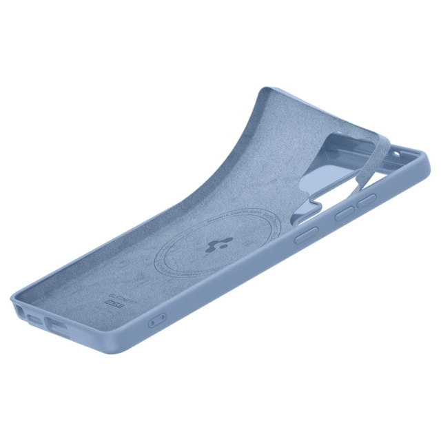 Чохол для Samsung Galaxy S25 Ultra Sapphire Blue Silicone Fit MagSafe Spigen