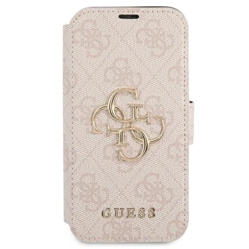Etui Guess GUBKP13X4GMGPI для iPhone 13 Pro Max 6,7" книга 4G Великий металевий логотип