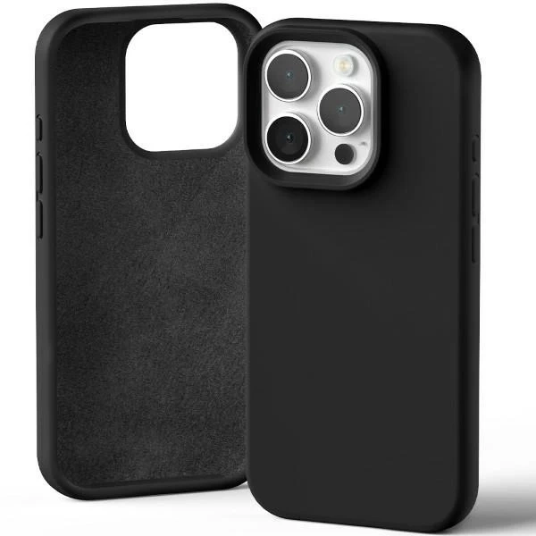 Mercury Silicone Case for iPhone 16 Pro 6.3" Black